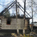 Сгорел дом